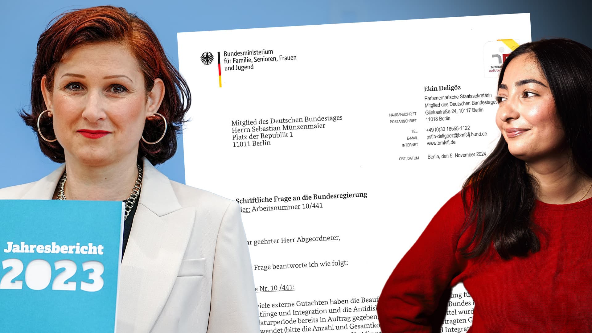 Integrations- und Antidiskriminierungsbeauftragte: 600.000 Euro Steuergeld für Gutachten – aber niemand darf wissen, wofür