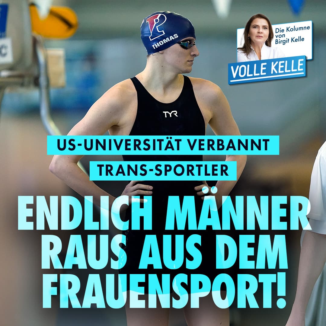 US-Universität verbannt Trans-Sportler: Endlich Männer raus aus dem Frauensport!