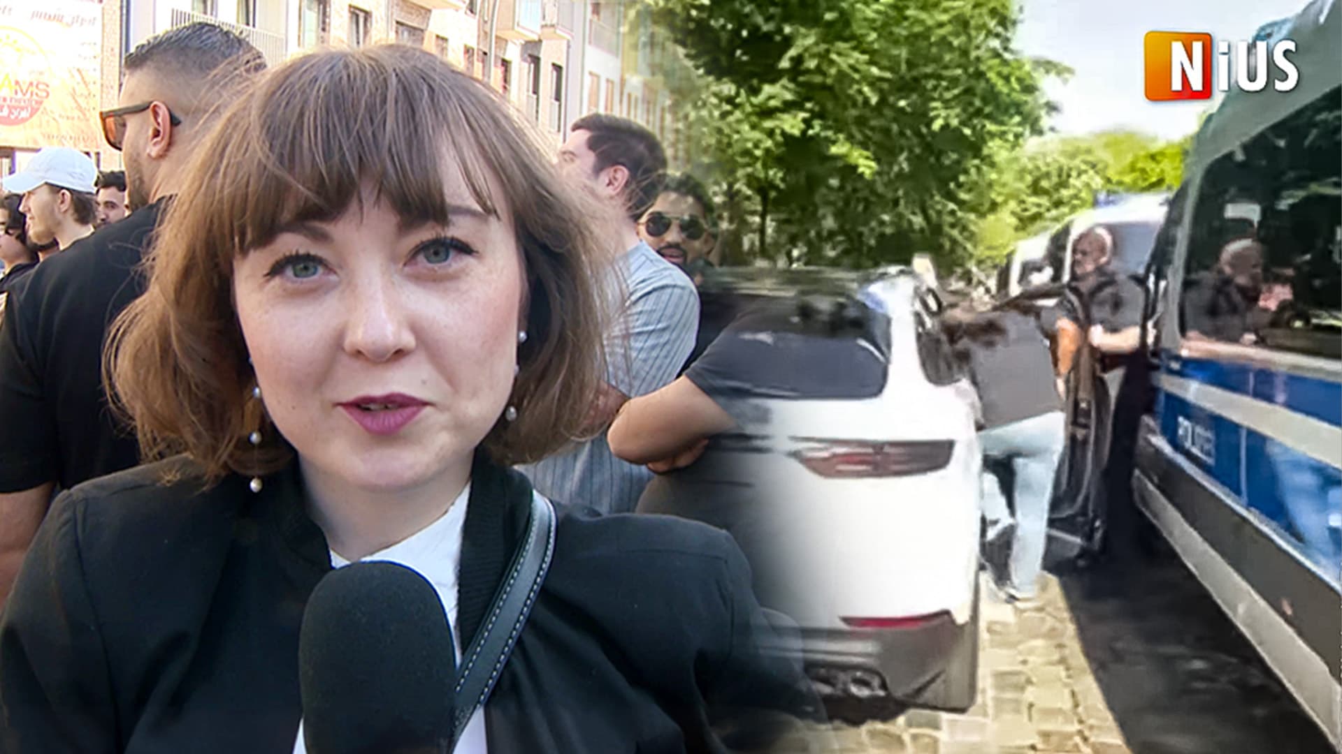 Geschlechter-Trennung auf Islamisten-Demo: Erst nach Polizei-Machtwort durfte NIUS-Reporterin in die Menge