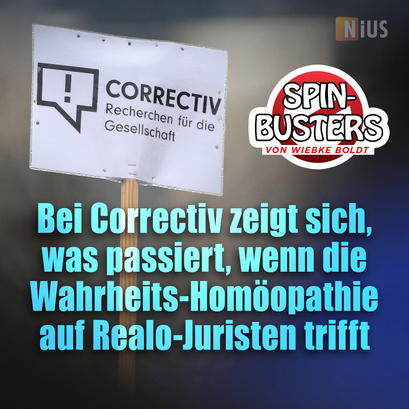 Bei Correctiv zeigt sich, was passiert, wenn die Wahrheits-Homöopathie auf Realo-Juristen trifft