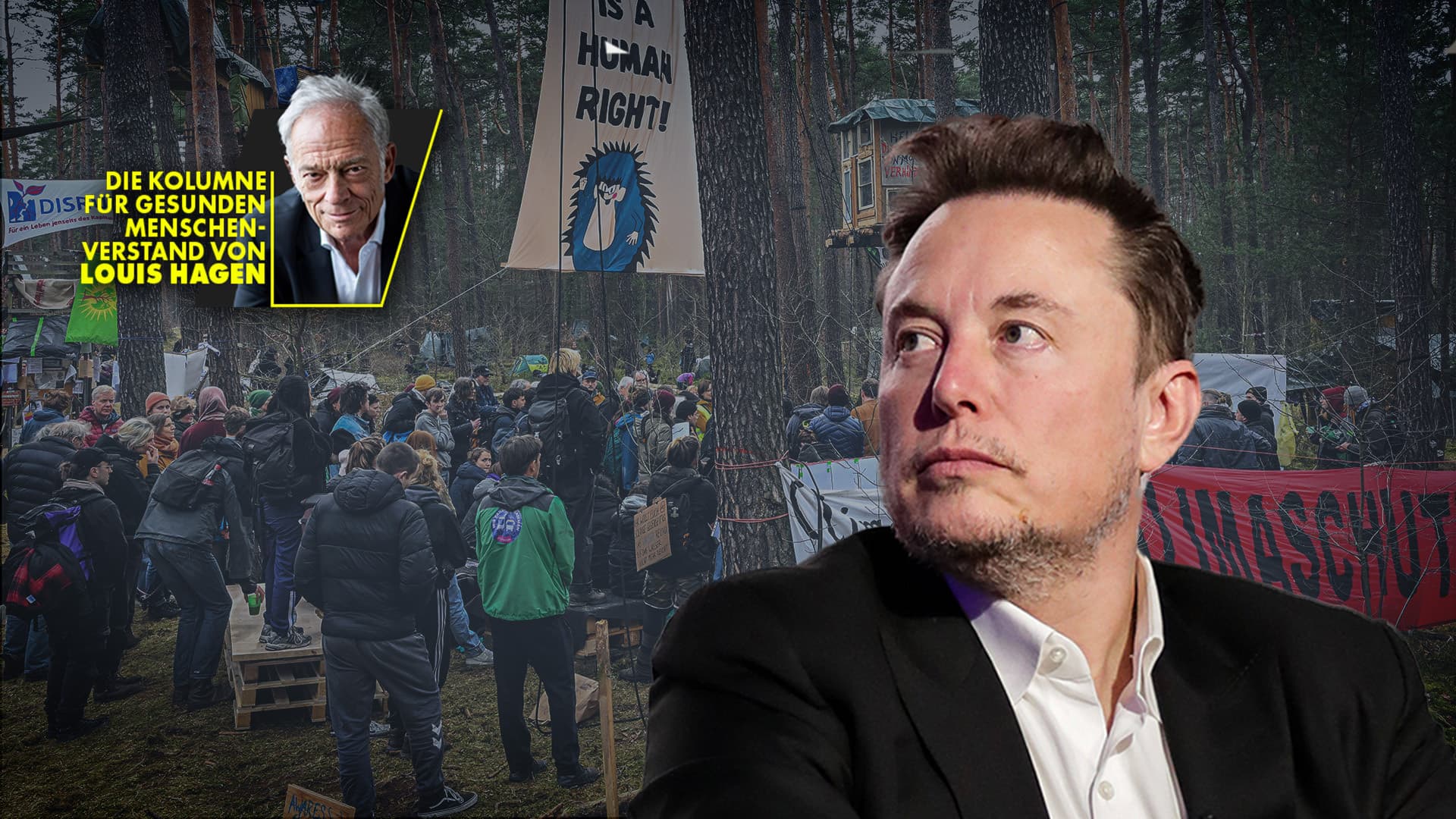 Doppelmoral vom Feinsten: Wenn Grüne in Grünheide gegen ein grünes Projekt protestieren …