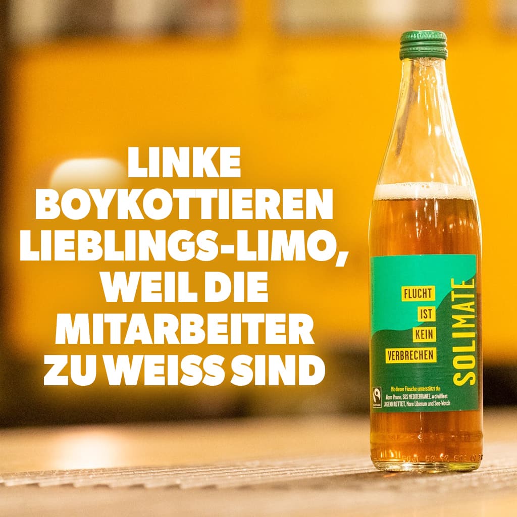 Mitarbeiter zu weiß: Linke boykottieren Lieblings-Limo