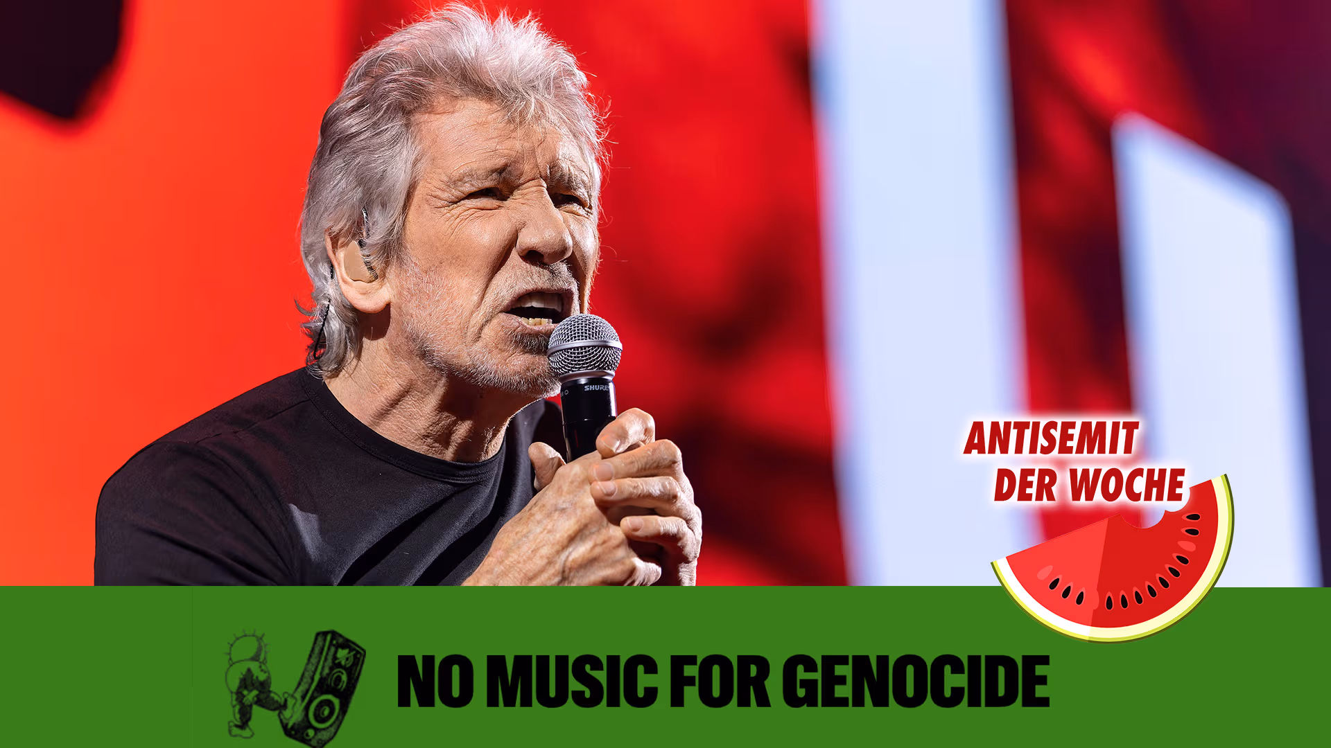Antisemit der Woche: Roger Waters fordert mit mehr als 1.000 Musikern ESC-Boykott, weil Israel teilnimmt