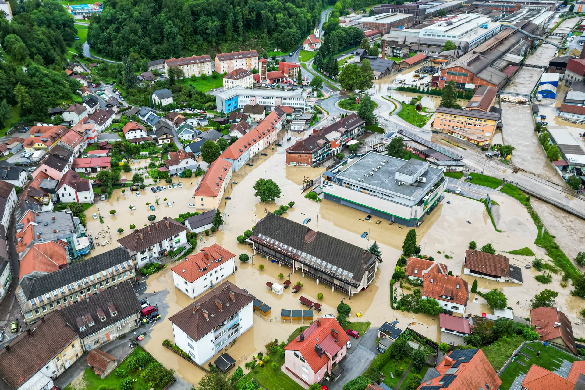 Überschwemmungen in Slowenien – Gefahr auch in Österreich und Kroatien