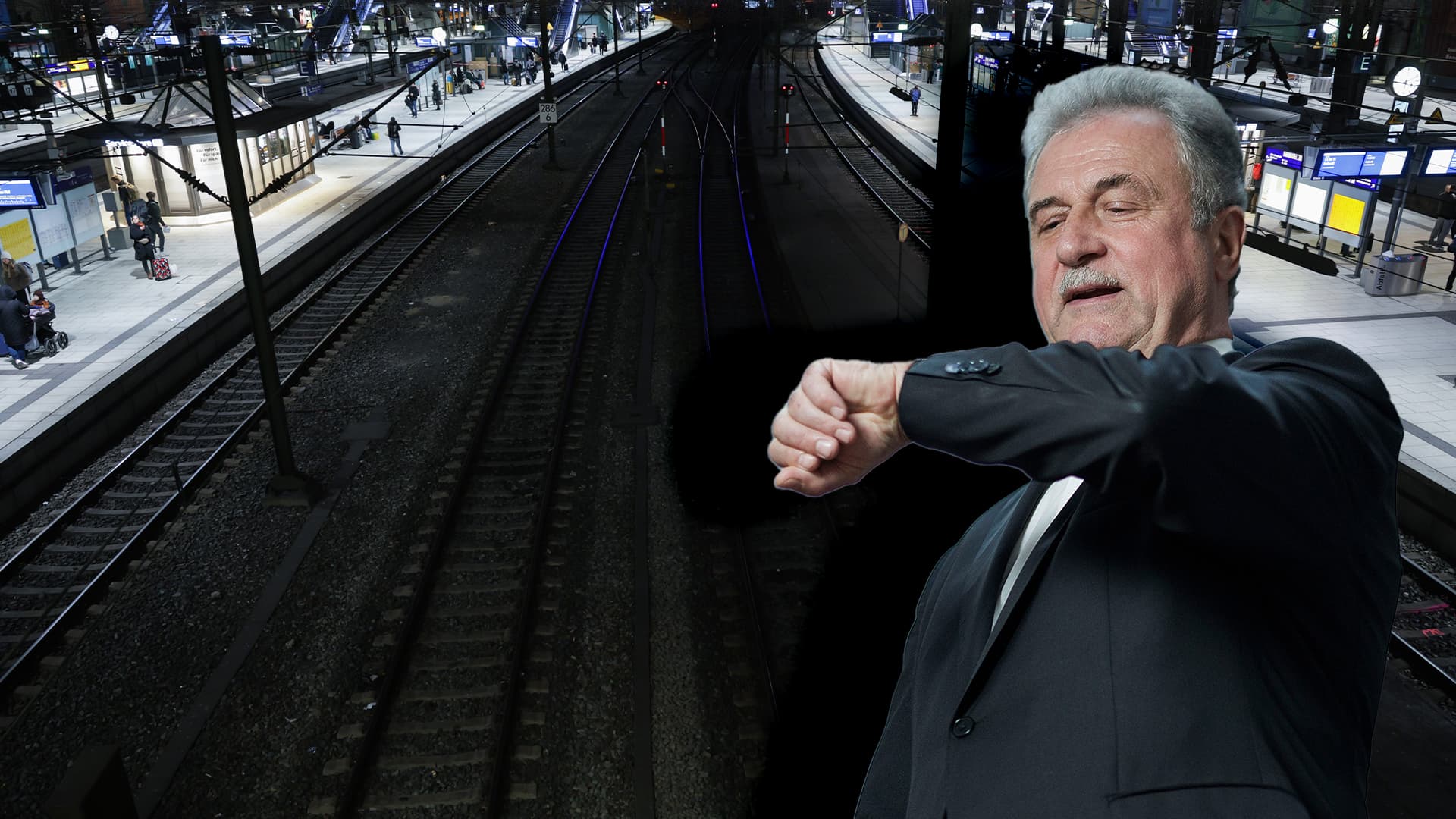 Danke, Claus Weselsky! Beim Streik wissen wir wenigstens zuverlässig, dass die Bahn NICHT kommt …