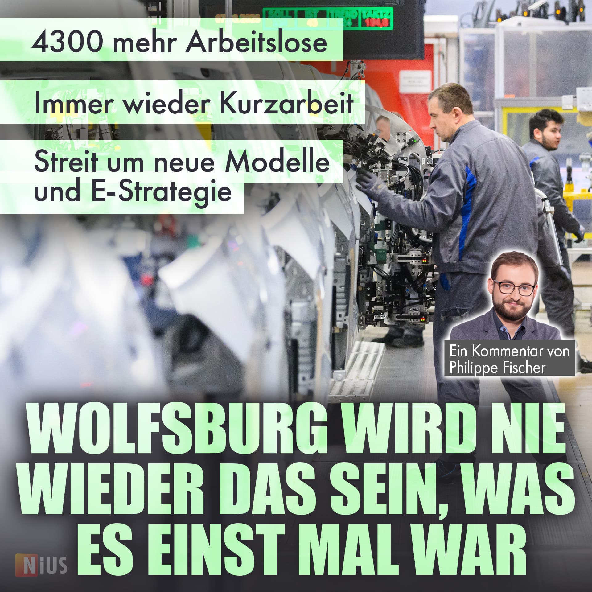 4300 mehr Arbeitslose: Wolfsburg wird nie wieder das sein, was es einst mal war