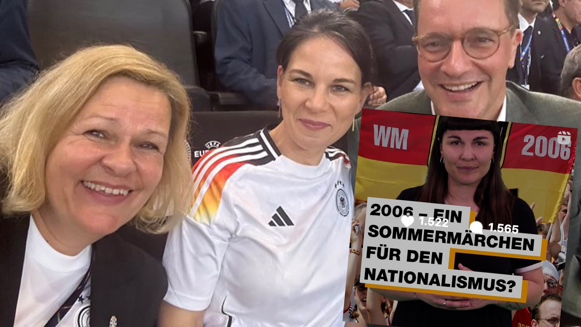 Sie gaben Klinsmann, Poldi und Co. die „Schuld am Rechtsruck in Deutschland“ – Faeser-Behörde löscht infames Video