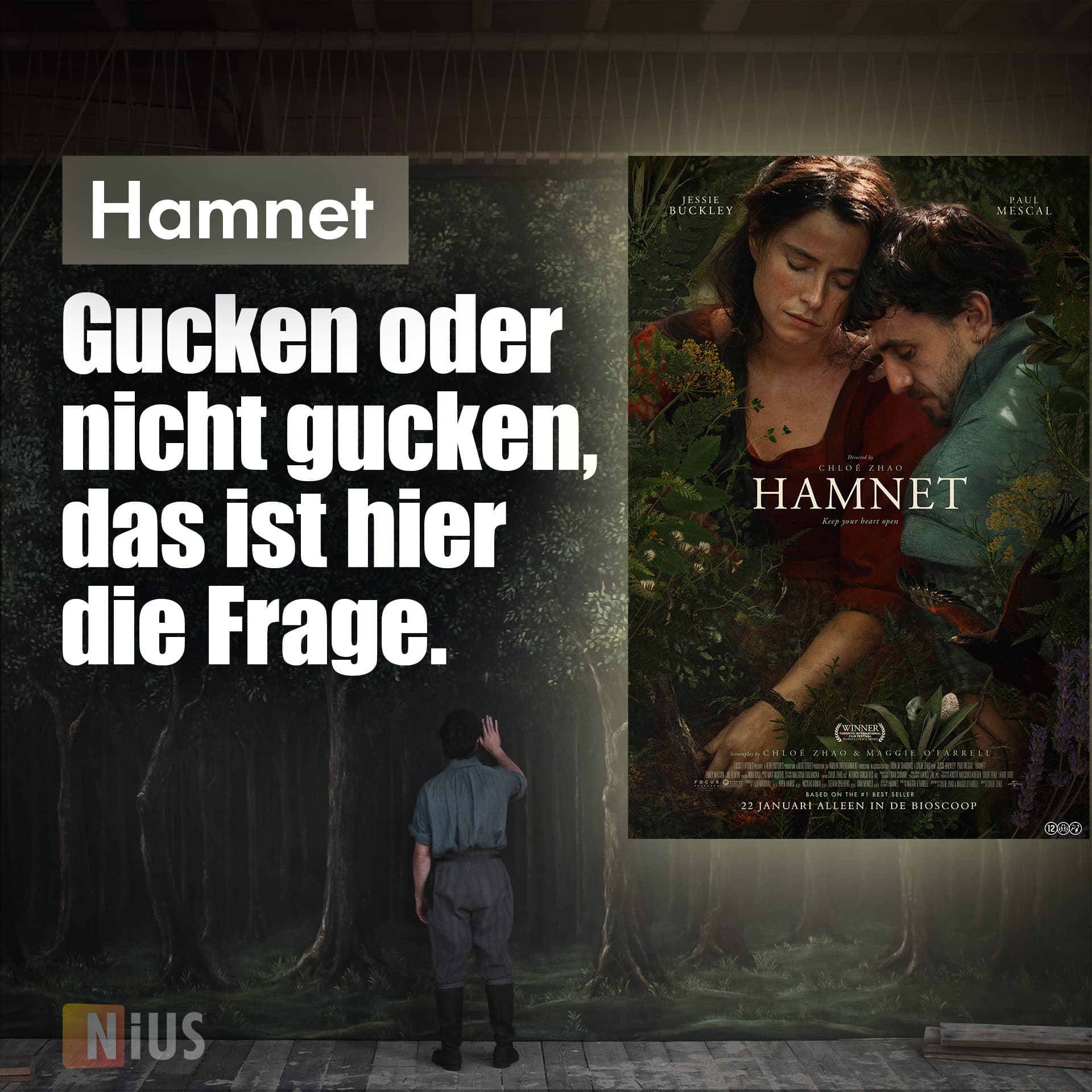 Hamnet: Gucken oder nicht gucken, das ist hier die Frage.