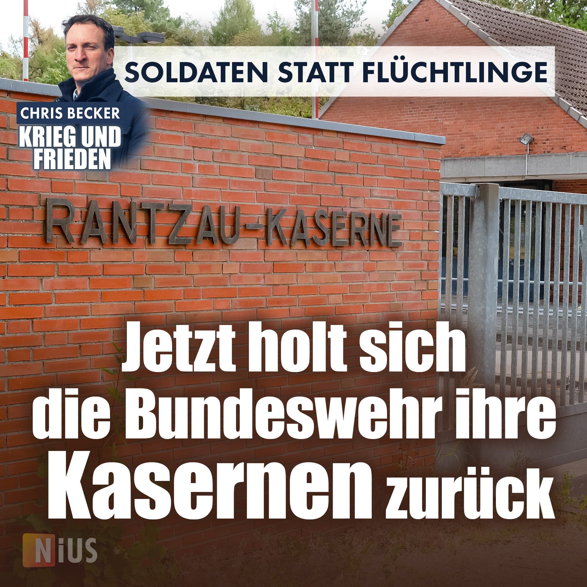 Soldaten statt Flüchtlinge: Jetzt holt sich die Bundeswehr ihre Kasernen zurück