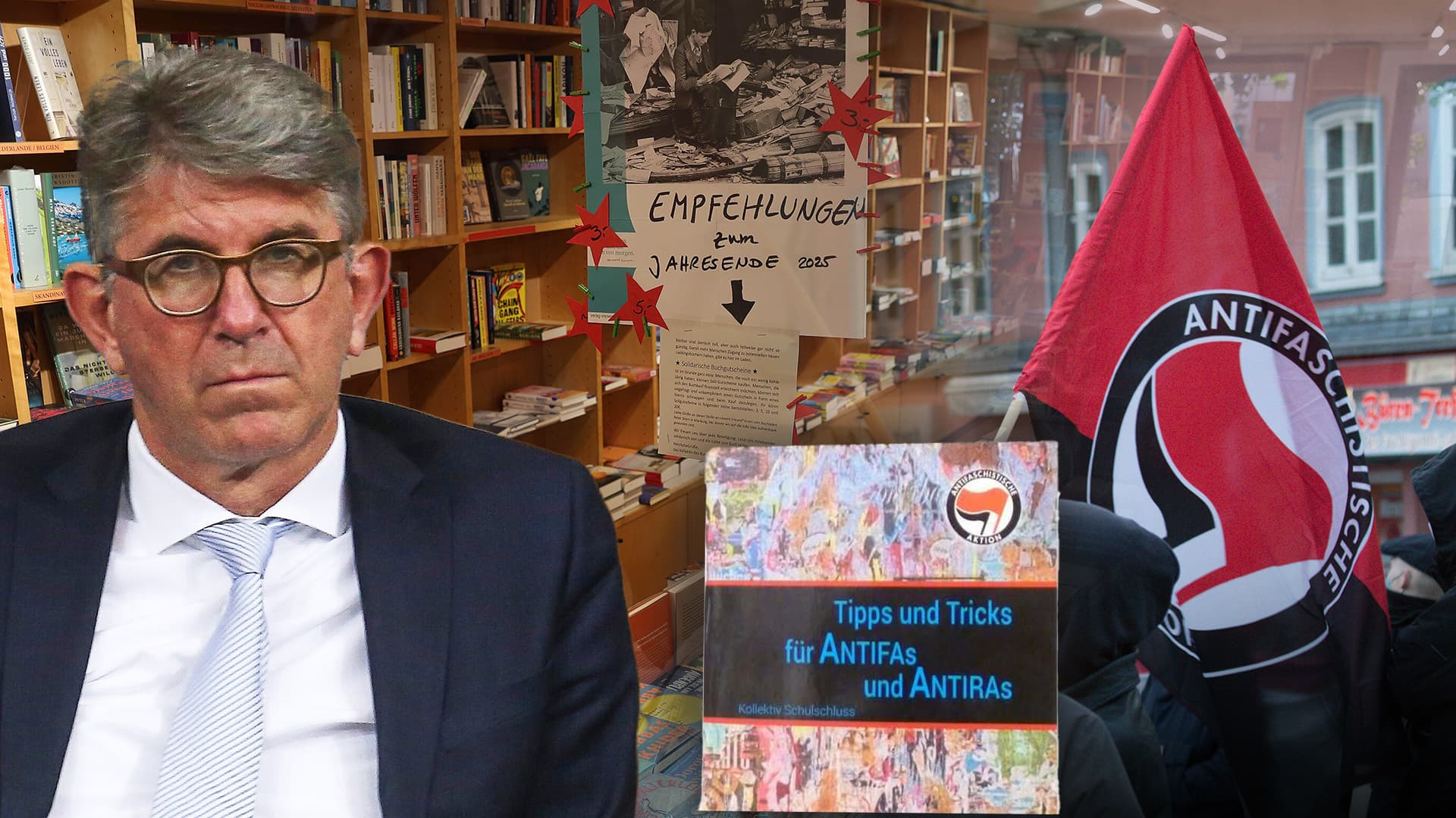 Linke kritisieren, dass Weimer linksextreme Buchhandlungen nicht fördern möchte – Radikale prämiert er trotzdem