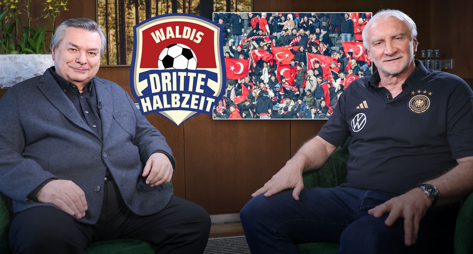 Rudi Völler erklärt bei Waldi den Türkei-Blackout: „Wenn du vor 70.000 Zuschauern ein Heimspiel hast, das gar kein Heimspiel ist …“