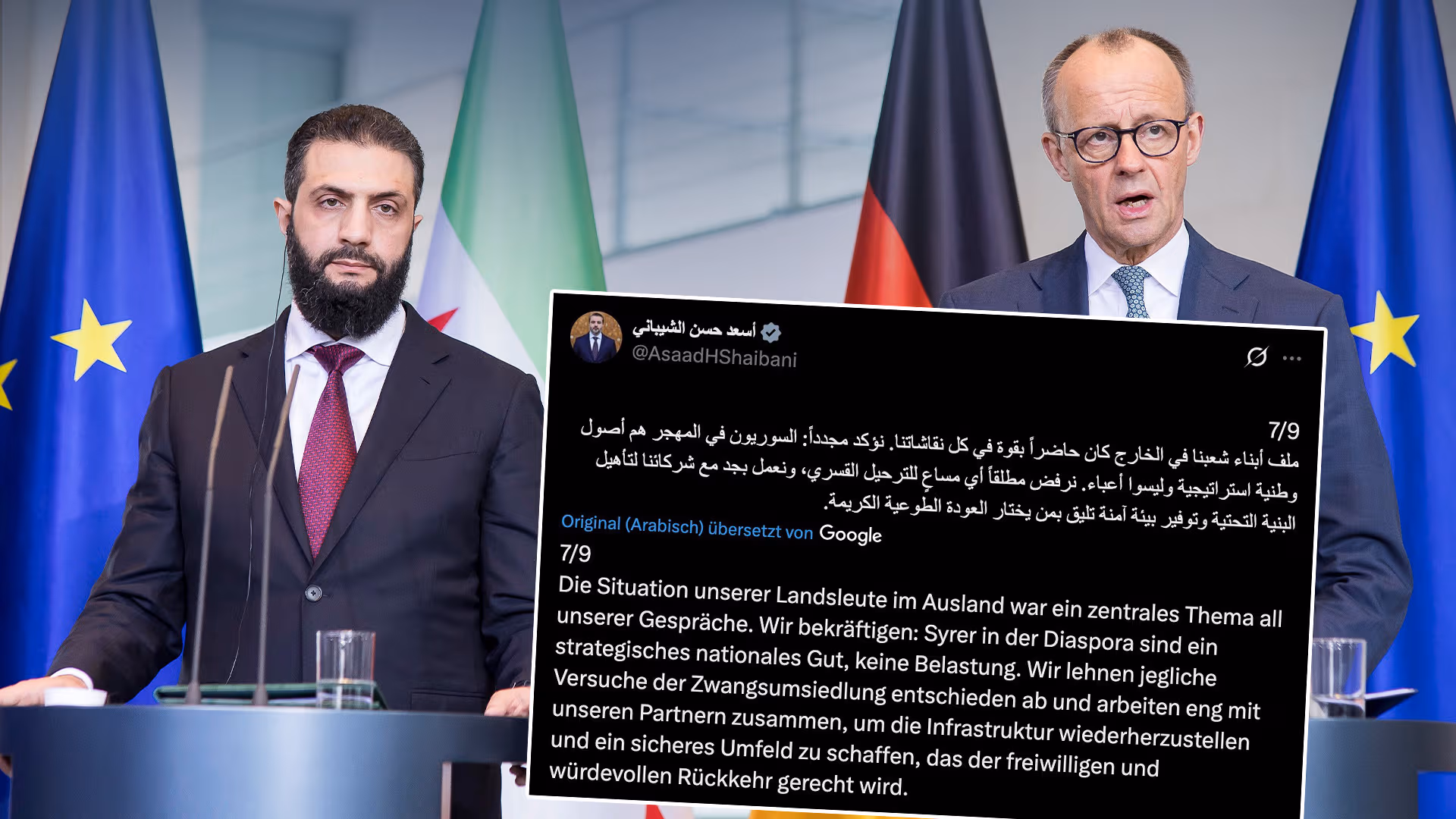 „Strategisches nationales Gut“: Warum die Worte des syrischen Außenministers wie eine offene Drohung klingen