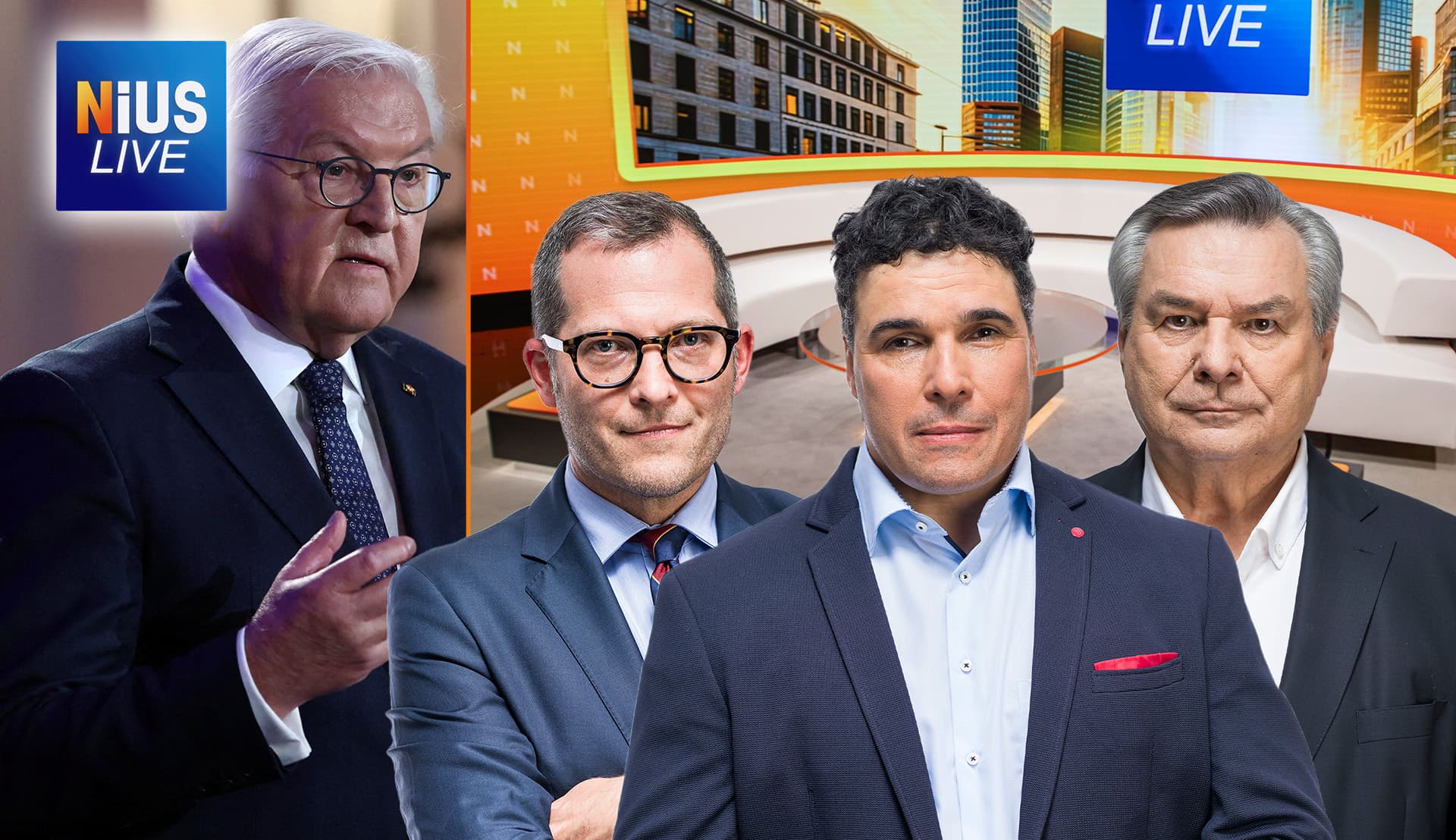 Das war NIUS Live am Montag: Steinmeiers Angriff auf die AfD