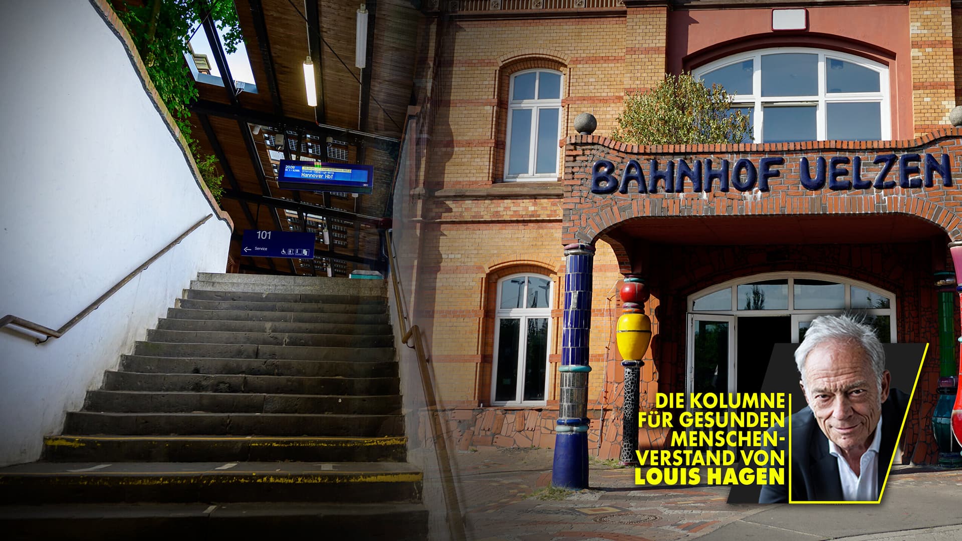 Tod auf der Bahnsteigtreppe
