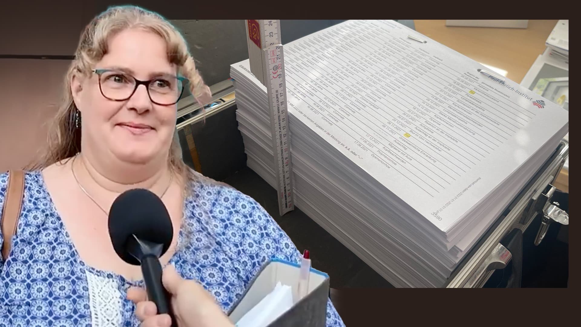 Sie warnte vor Corona-Impfung: Ärztin zu 2500 Euro Strafe verurteilt, obwohl DIESER Papierstapel beweist, dass sie Recht hatte
