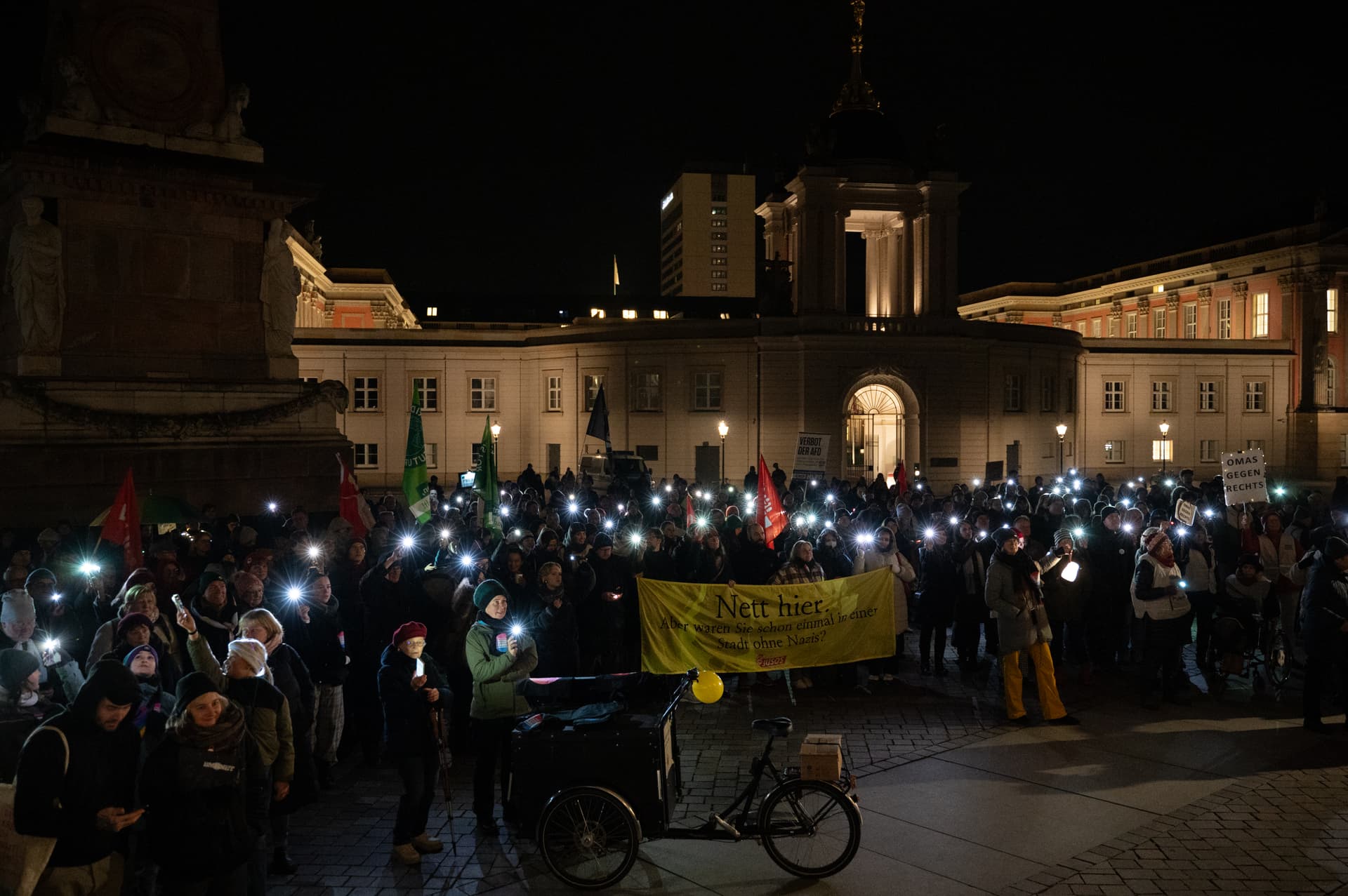 „Demo gegen Rechts“: Junge Union demonstrierte in Potsdam gegen sich selbst