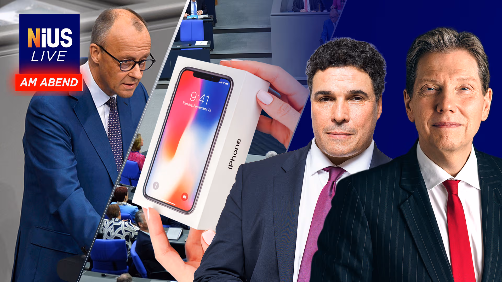Das war NIUS Live am Abend: iPhones auf Staatskosten – die dreiste Masche im Bundestag
