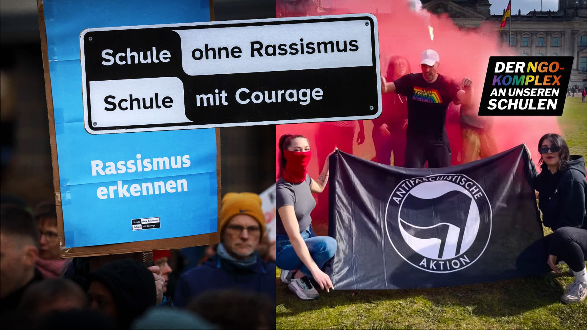 Antifa-Schulpaten, queere Vielfalt und der Kampf gegen die AfD: So viel linksradikale Ideologie steckt hinter dem Courage-Siegel an deutschen Schulen
