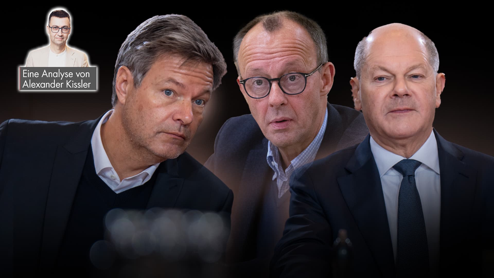 Gemeinsames Video von Scholz, Merz und Habeck: Wenn drei Kanzlerkandidaten sich verbrüdern, ist der Wähler der Dumme