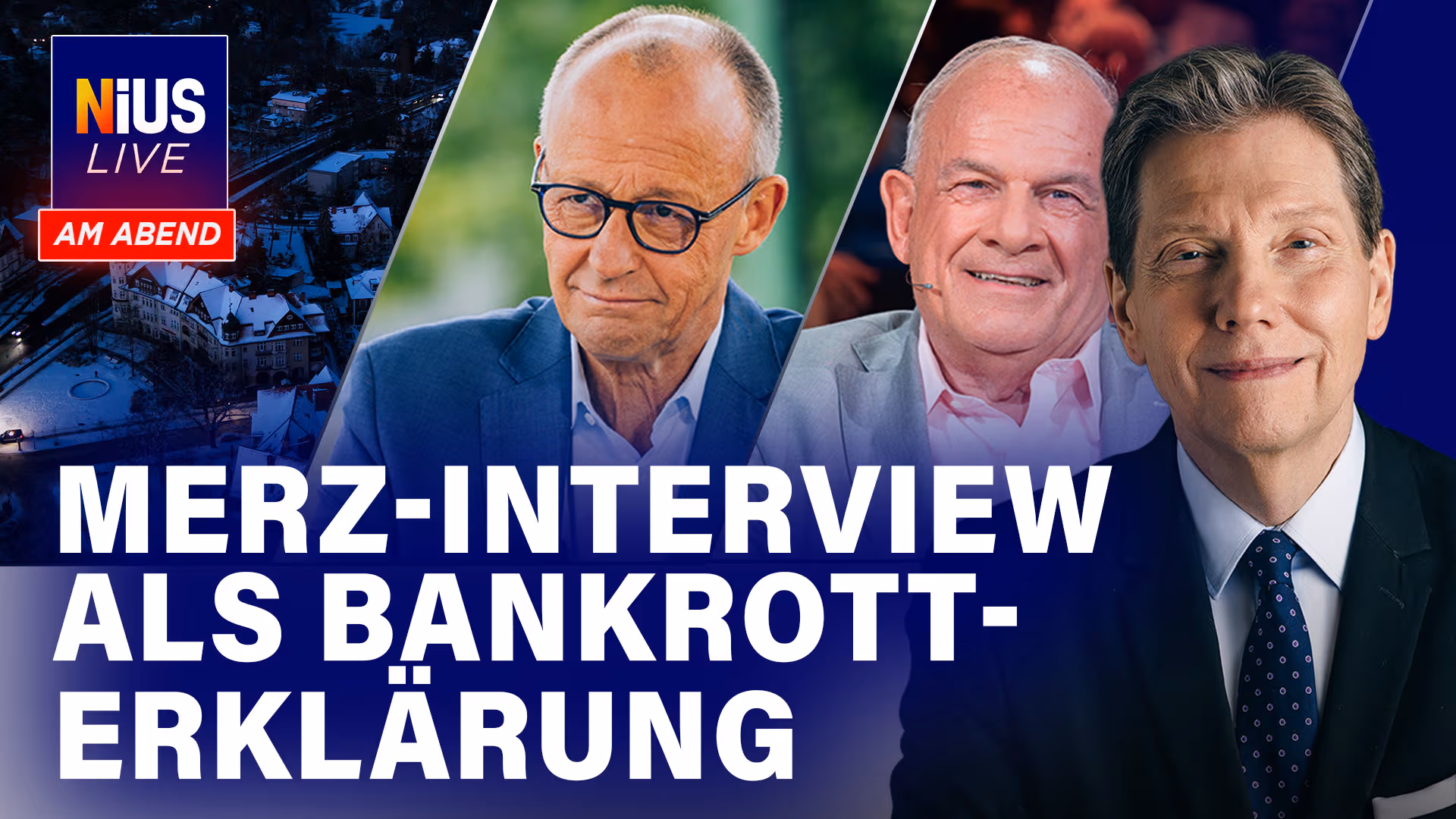 Peter Hahne zum Spahn-Beben in der Union I NIUS Live am Abend am 20. Juli 2026