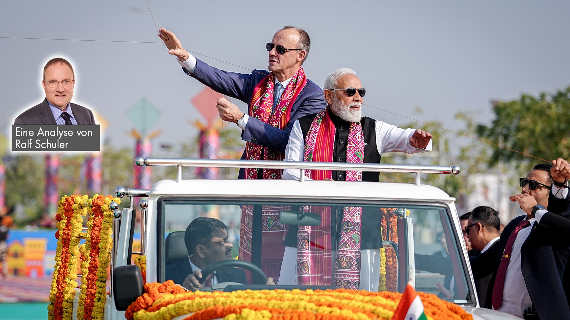Parade statt Performance: In Indien bleibt Friedrich Merz der Außenkanzler, der er eigentlich nicht mehr sein wollte