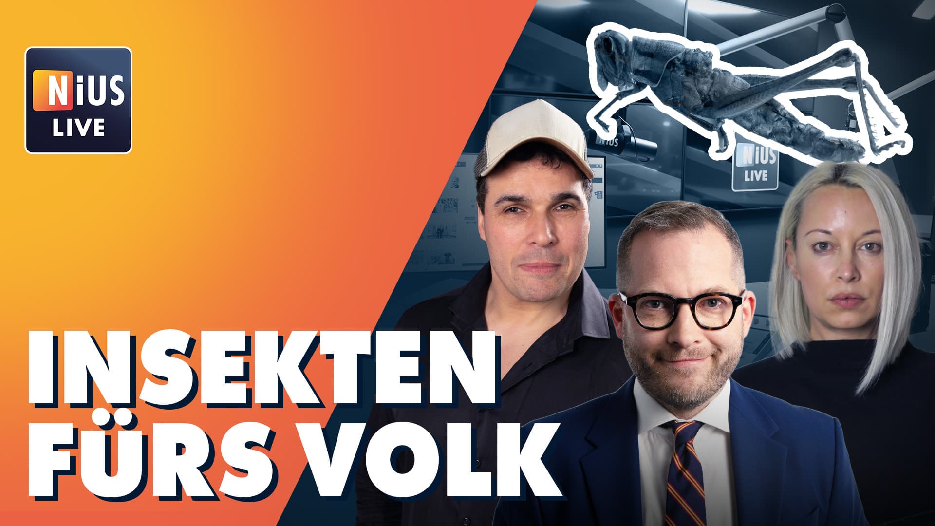 Das war NIUS LIVE am Donnerstag: Insekten fürs Volk