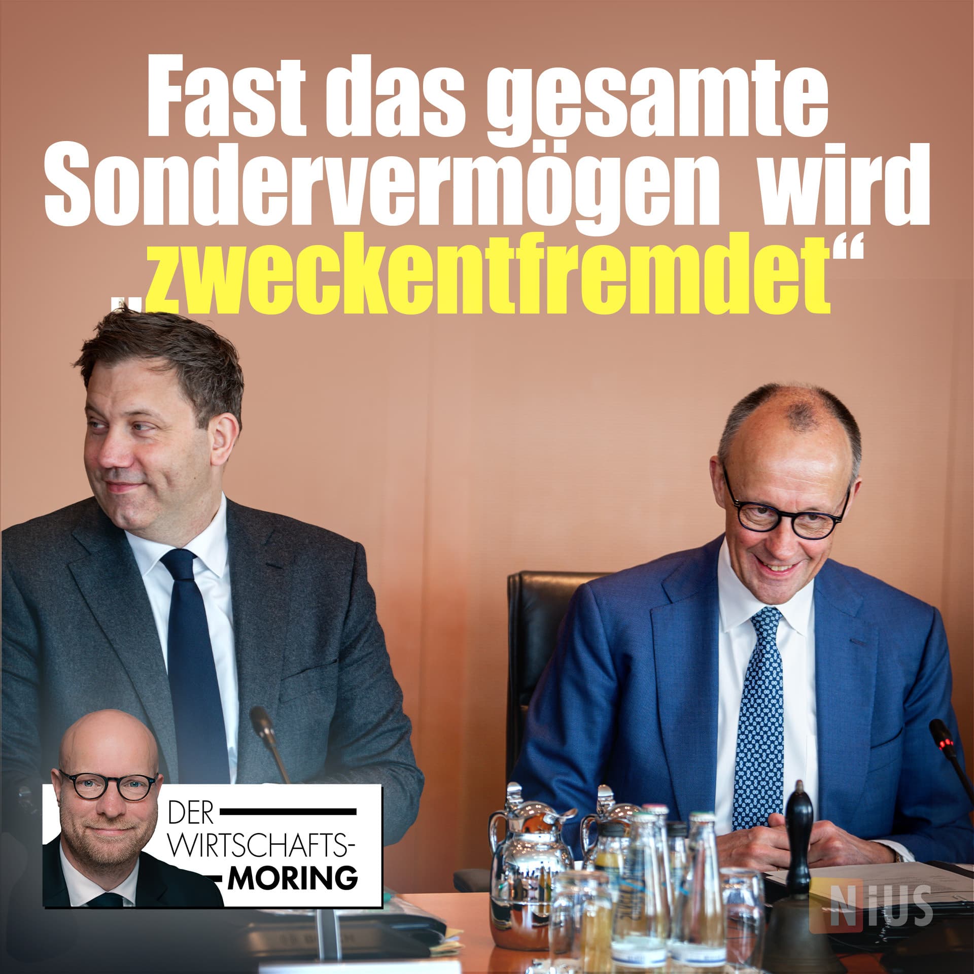 Fast das gesamte Sondervermögen wird „zweckentfremdet“