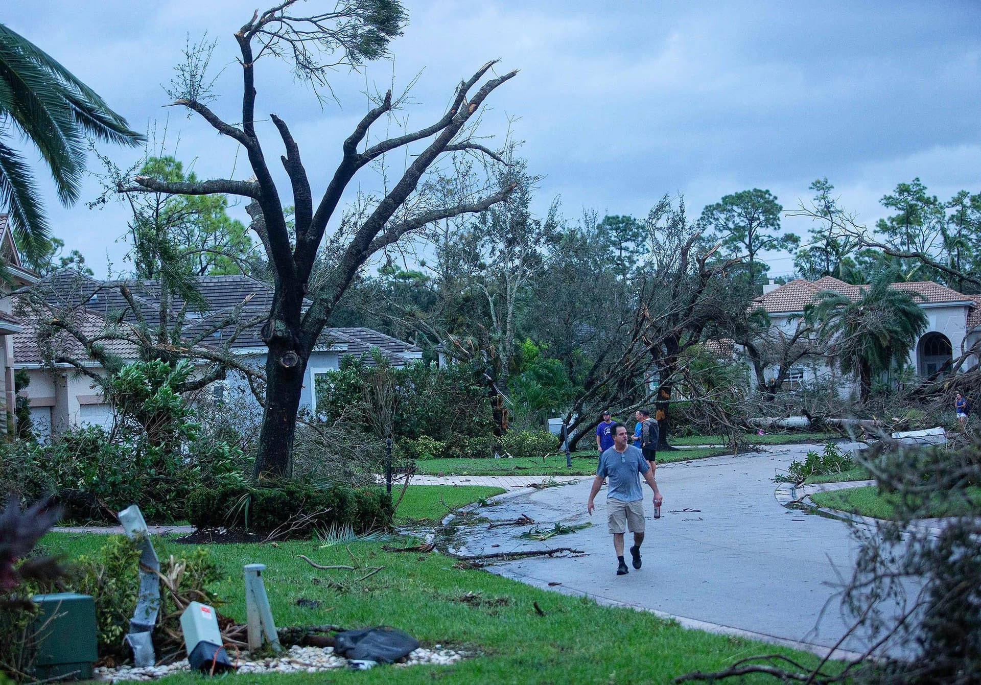 Bilder der Verwüstung: Hurrikan „Milton“ trifft an Floridas Westküste auf Land - erste Tote