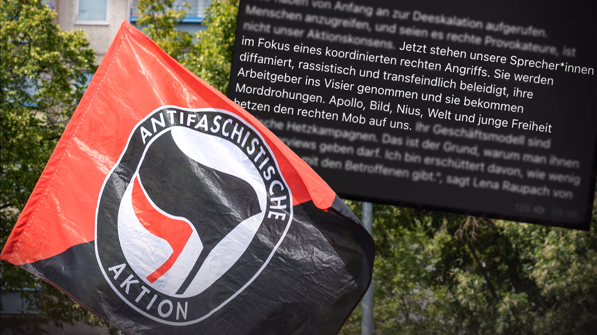 „Hetzen den rechten Mob auf uns“: Widersetzen spricht von einem „koordinierten rechten Angriff“