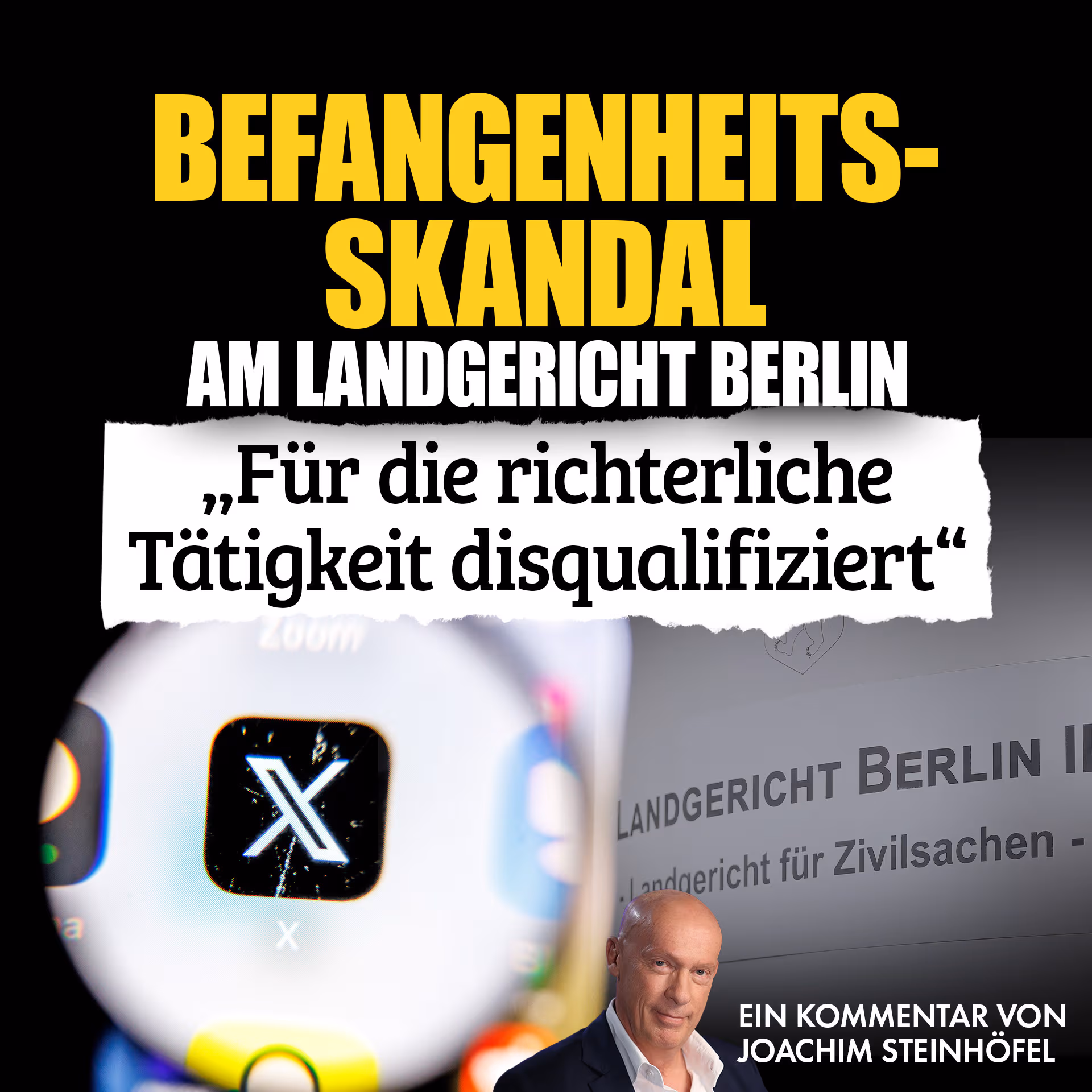 Befangenheitsskandal am Landgericht Berlin: „Für die richterliche Tätigkeit disqualifiziert“