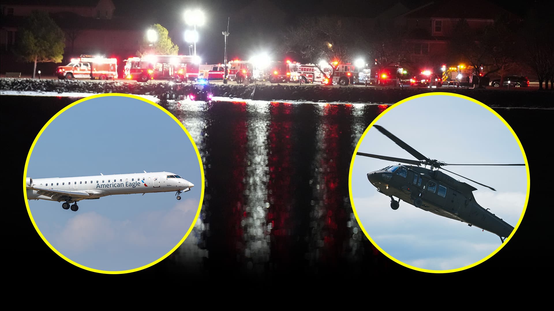 Zahlreiche Tote bei Flugzeugabsturz in Washington: Flugzeug kollidiert mit Militärhelikopter