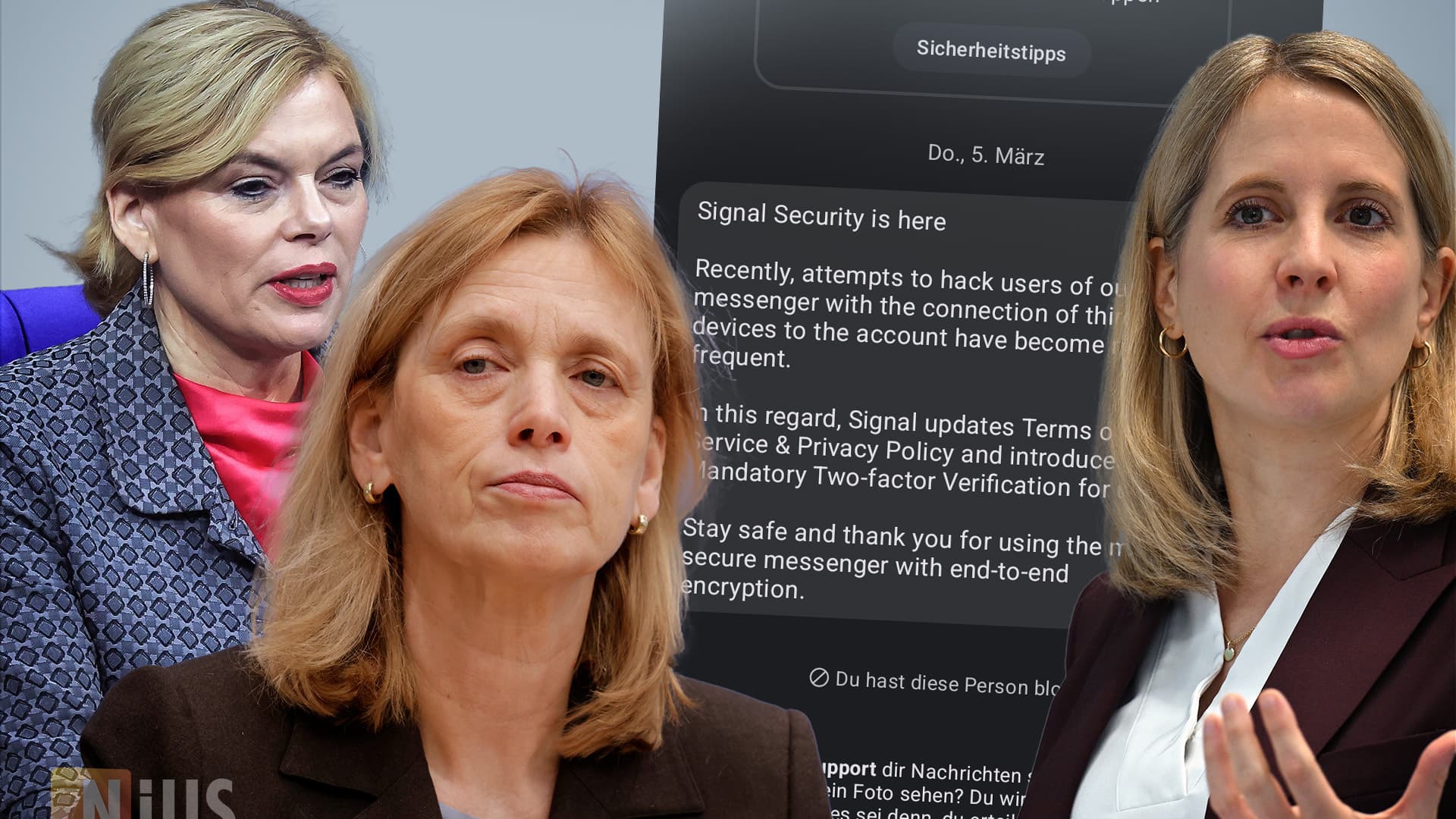 Phishing-Angriff auf Prien, Hubertz und Klöckner: Bundesanwaltschaft ermittelt zu Signal-Angriff