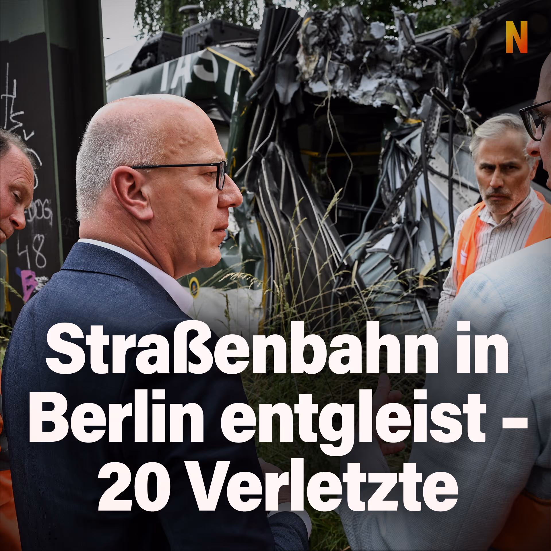 Straßenbahn in Berlin entgleist – 20 Verletzte