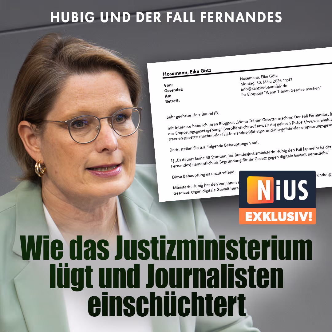 Hubig und der Fall Fernandes: Wie das Justizministerium lügt und Journalisten einschüchtert