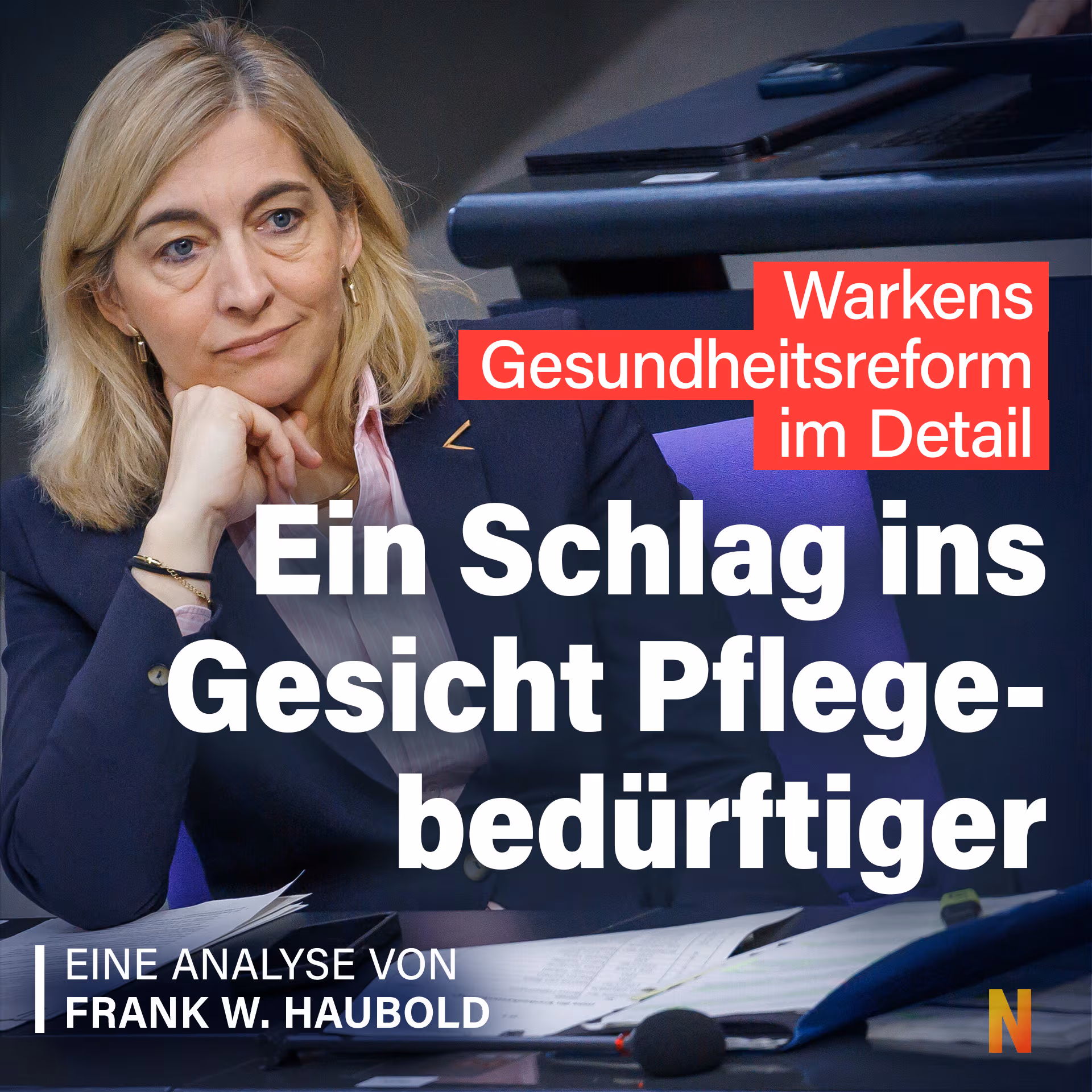 Warkens Gesundheitsreform im Detail: Ein Schlag ins Gesicht Pflegebedürftiger