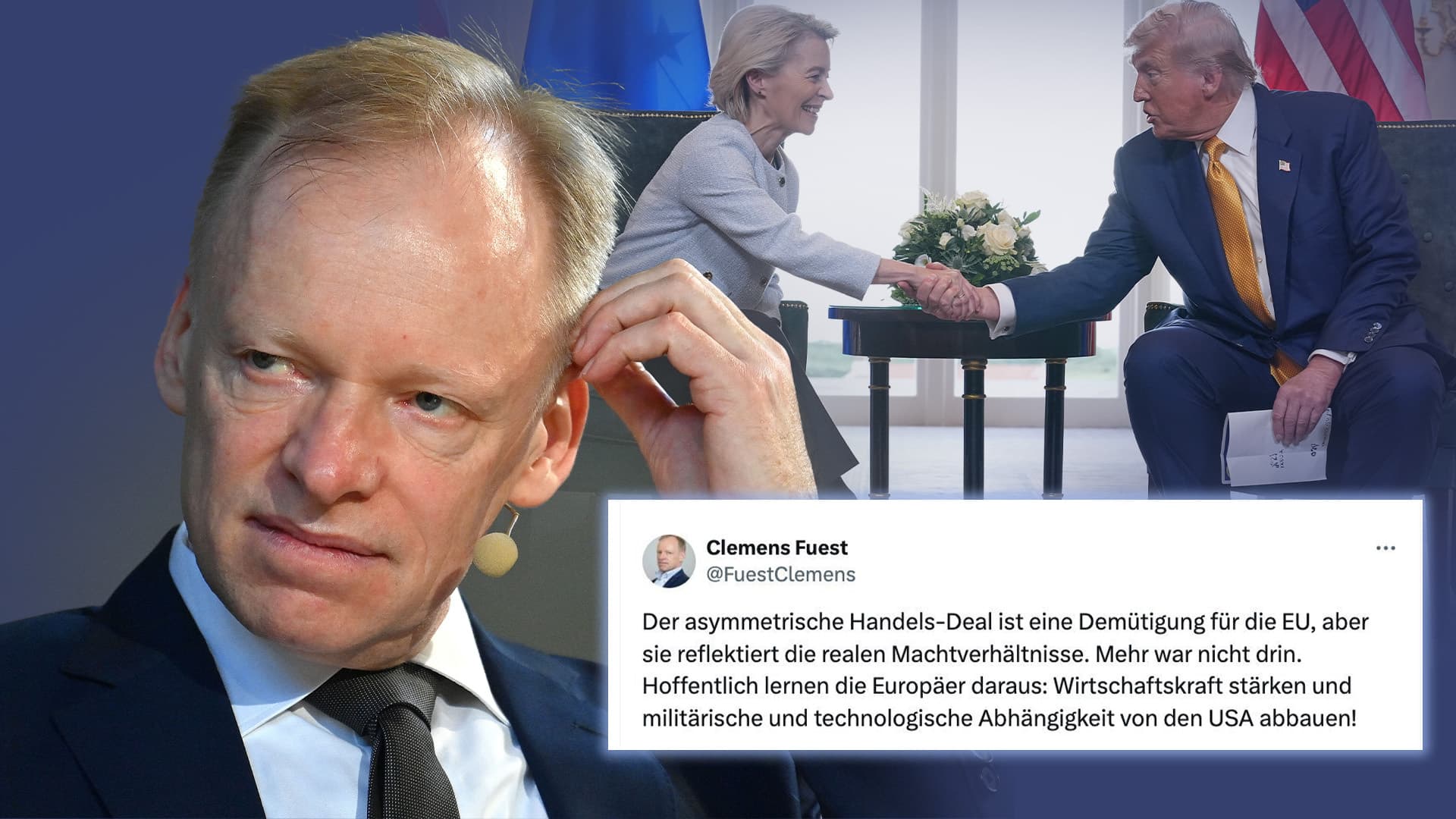 Top-Ökonom nennt US-Zolldeal „Demütigung für die EU“