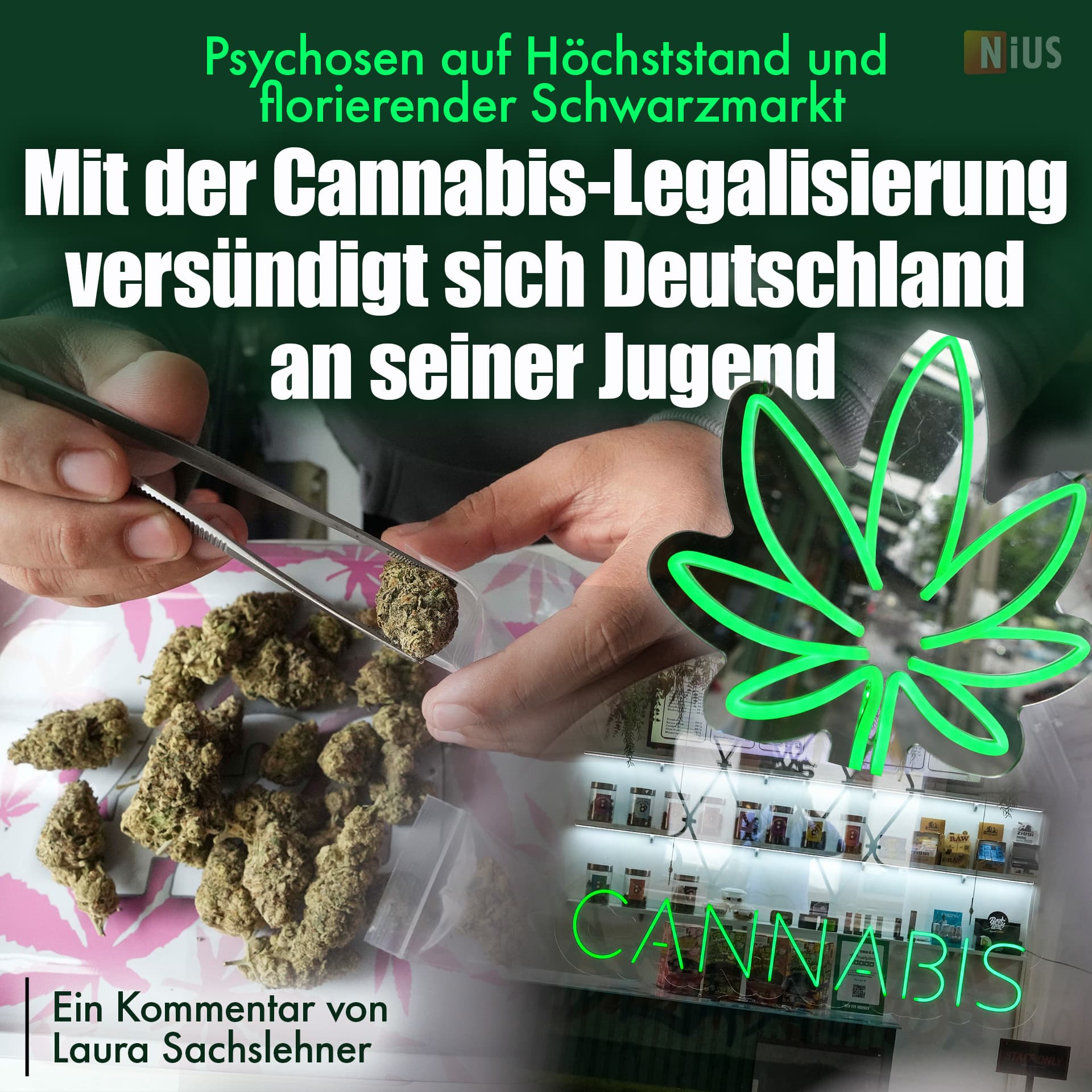 Psychosen auf Höchststand und florierender Schwarzmarkt: Mit der Cannabis-Legalisierung versündigt sich Deutschland an seiner Jugend