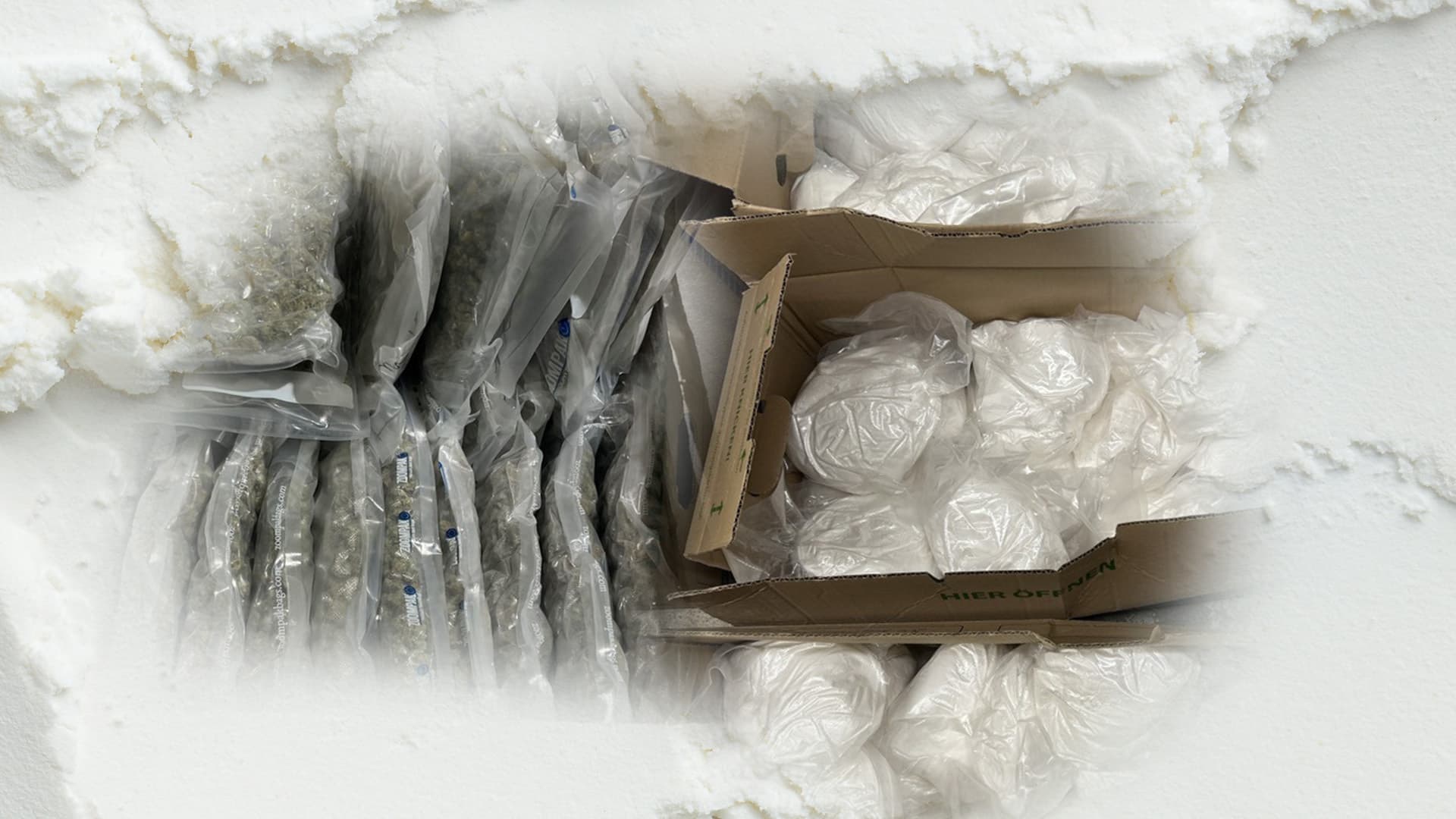 Riesiger Drogenfund: Ermittler sprengen Cannabis-Schmuggelring im Rhein-Main-Gebiet
