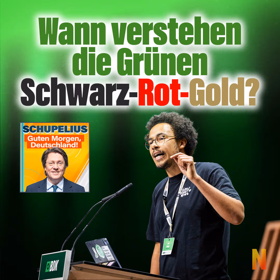 Wann verstehen die Grünen Schwarz-Rot-Gold?