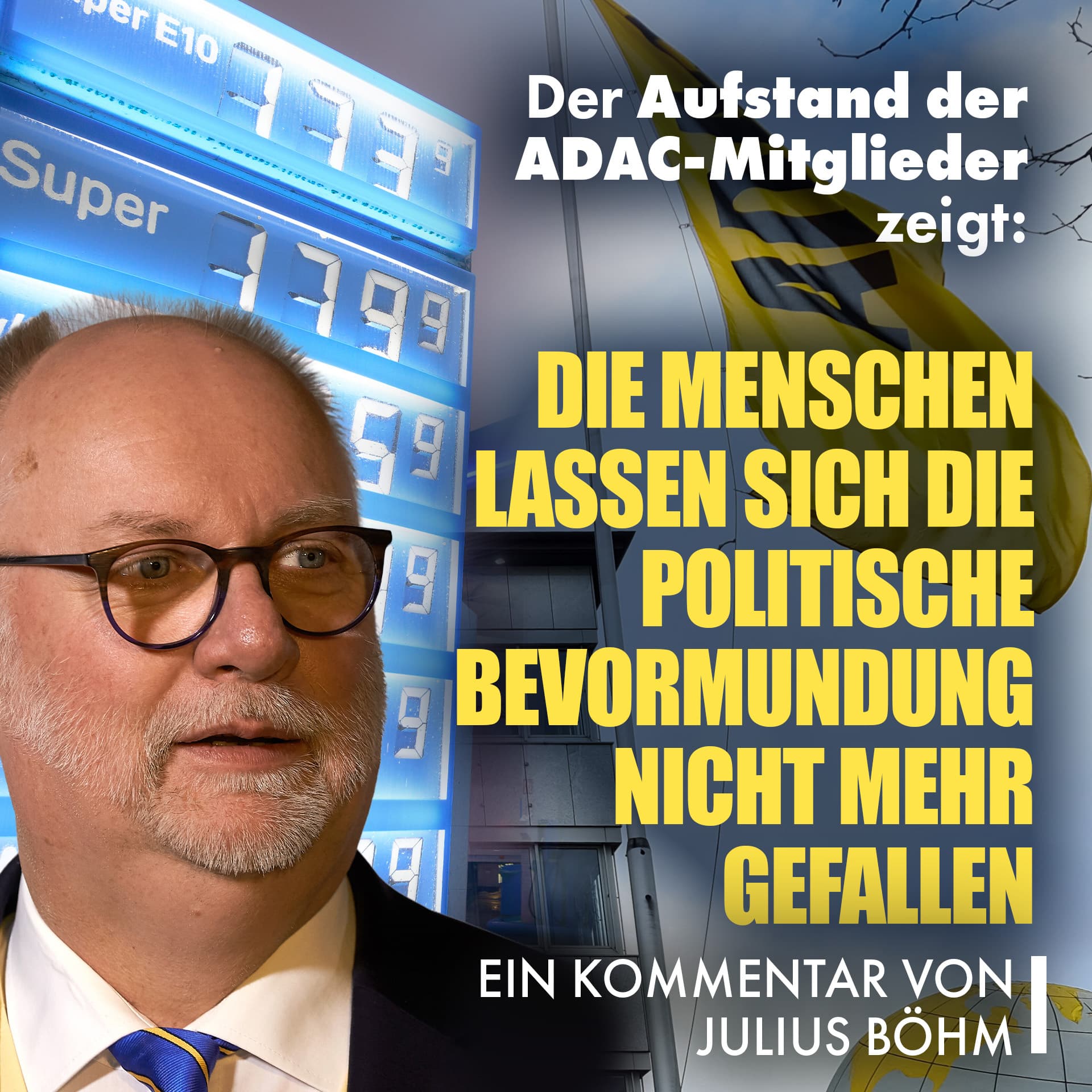 Aufstand der ADAC-Mitglieder: Die Menschen lassen sich die politische Bevormundung nicht mehr gefallen