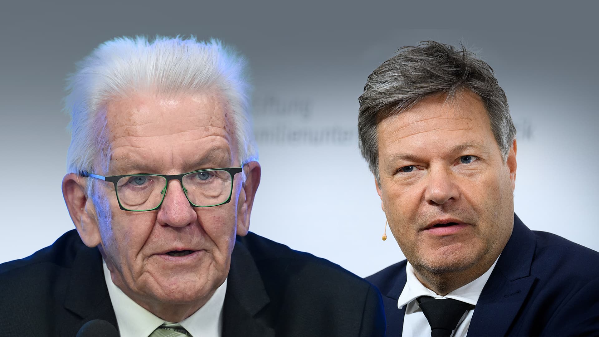 Vorstoß von Grünen-Ministerpräsident Kretschmann nach Wahldebakel: Robert Habeck soll Grüne alleine führen