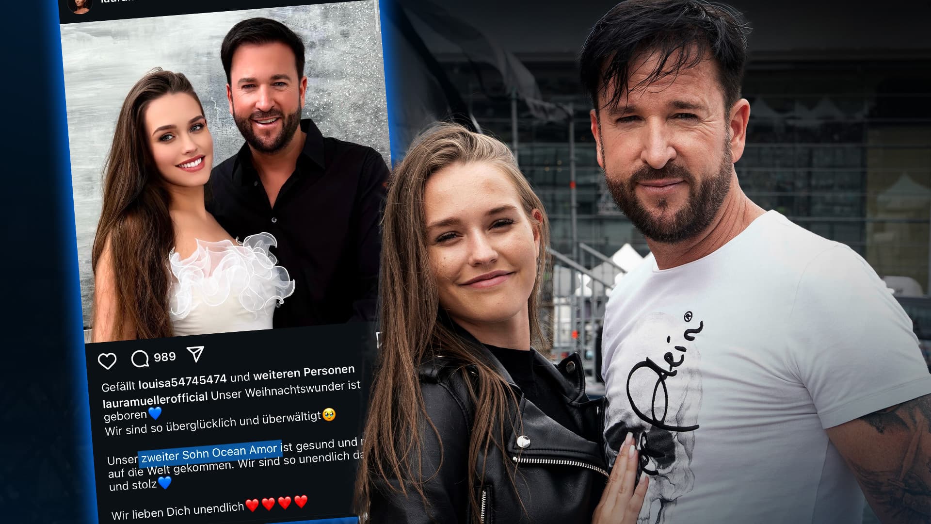 Der Vorname sorgt für Diskussionen: Neues Baby von Michael Wendler und Laura Müller ist da