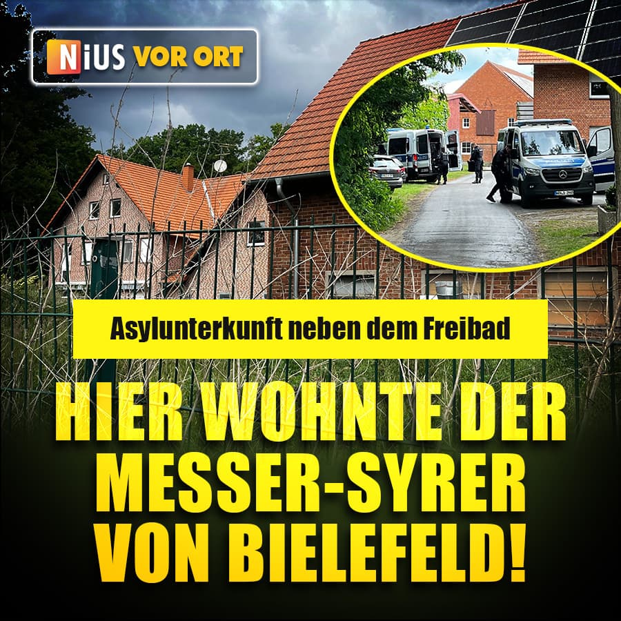 Asylunterkunft neben dem Freibad: Hier wohnte der Messer-Syrer von Bielefeld!