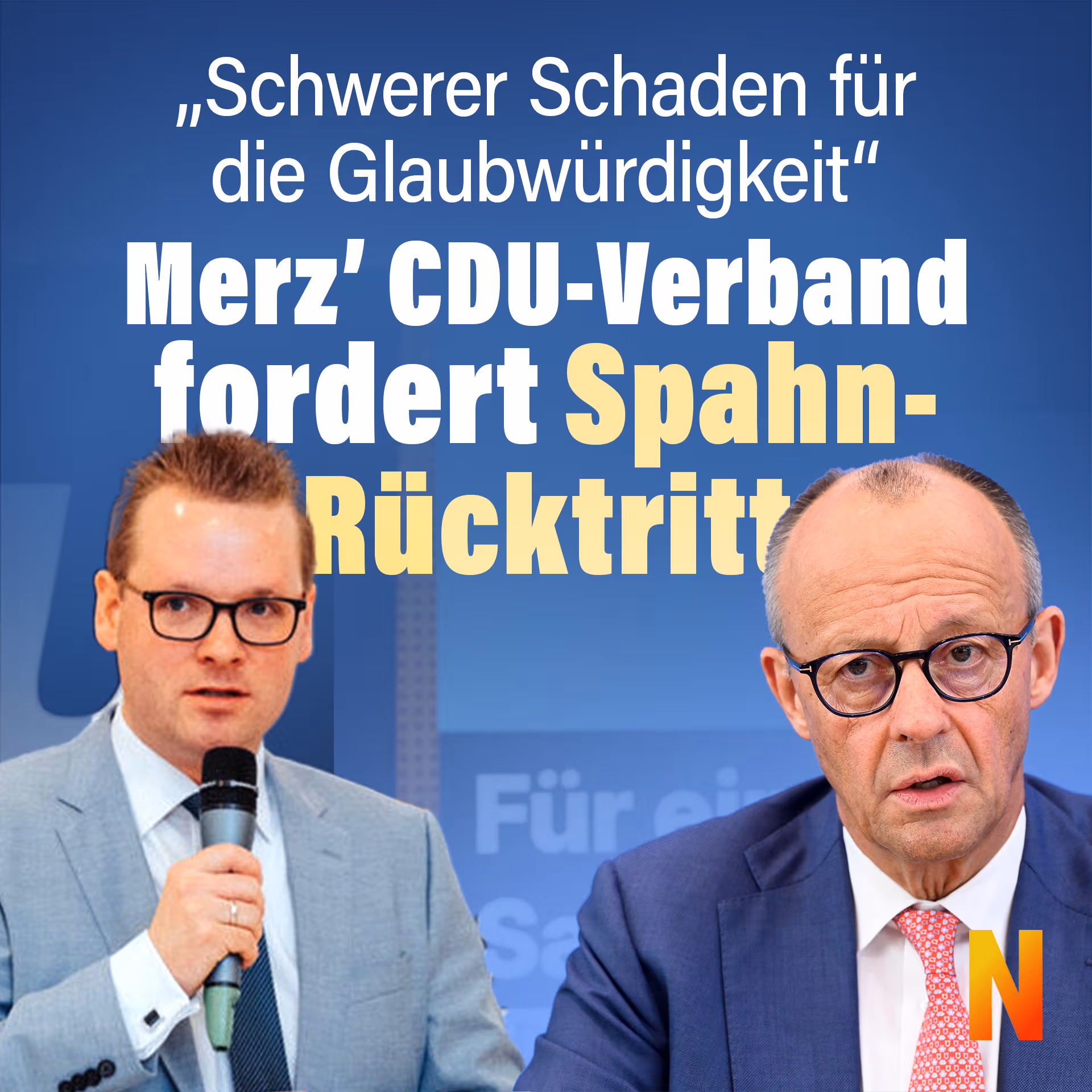 Merz’ CDU-Verband fordert Spahn-Rücktritt: „Schwerer Schaden für die Glaubwürdigkeit“