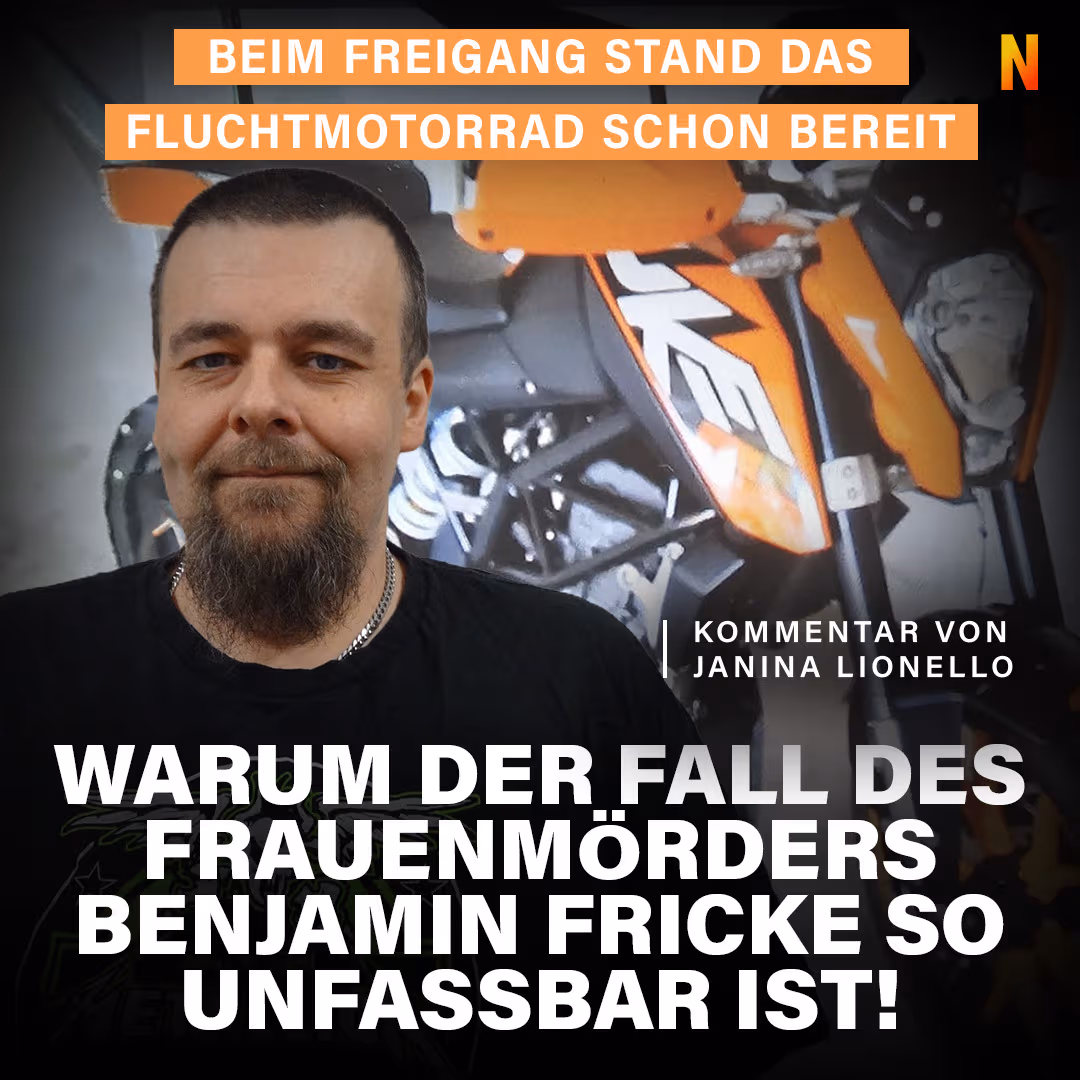 Beim Freigang stand das Fluchtmotorrad schon bereit: Warum der Fall des Frauenmörders Benjamin Fricke so unfassbar ist!