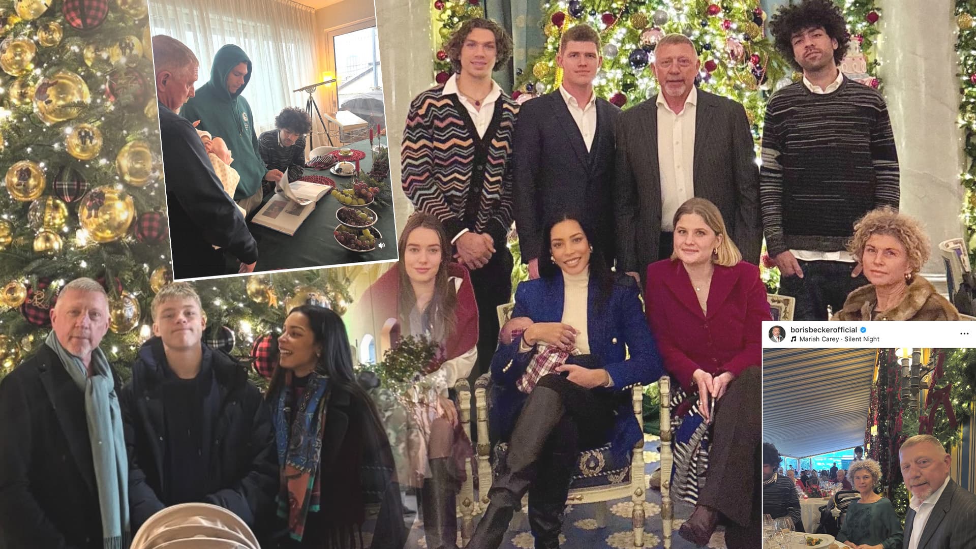 Boris Becker teilt Fotos von privatem Weihnachtsfest: „Familie an erster Stelle“