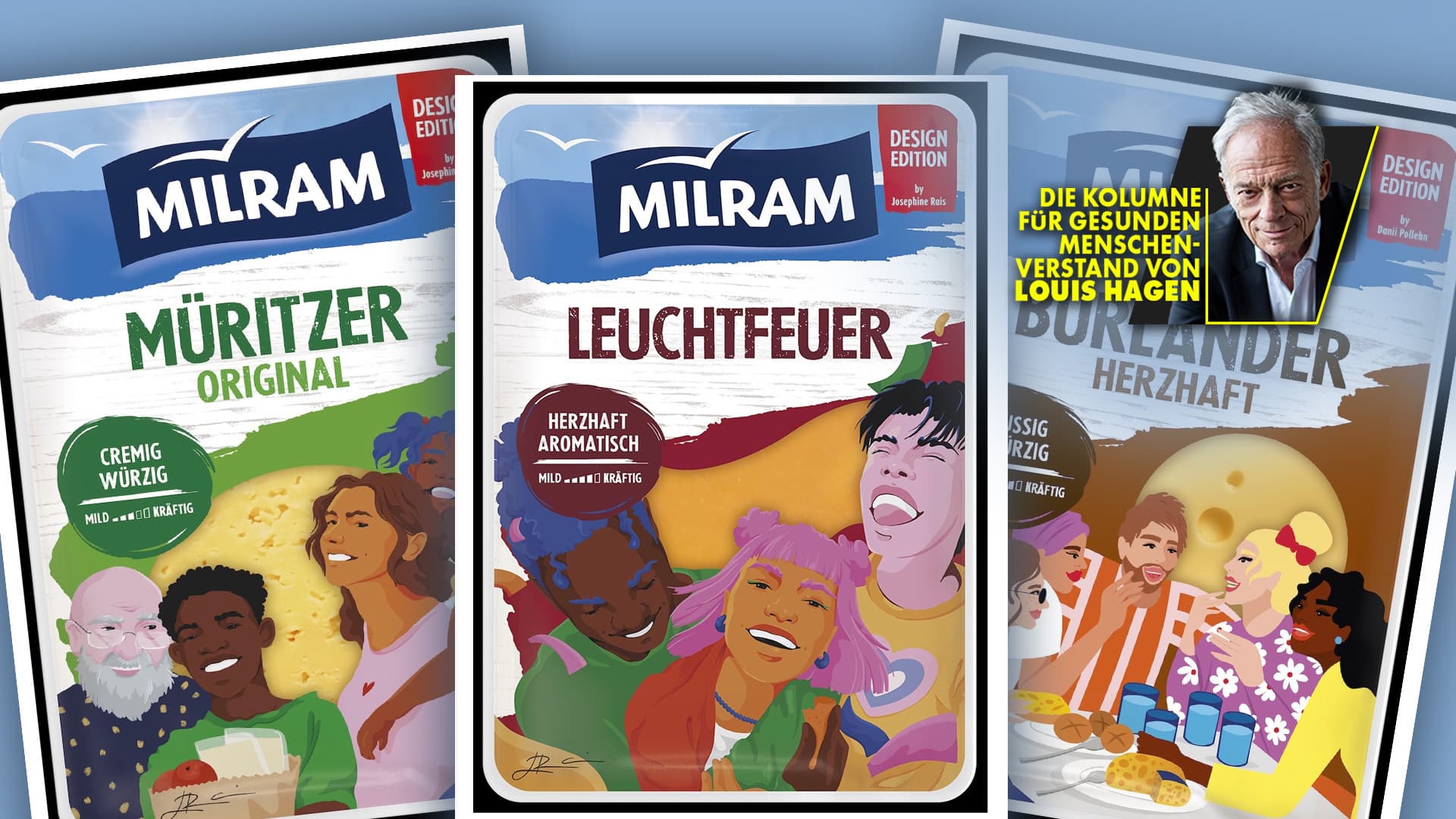 Milram wird bunt. Für manche zu bunt.