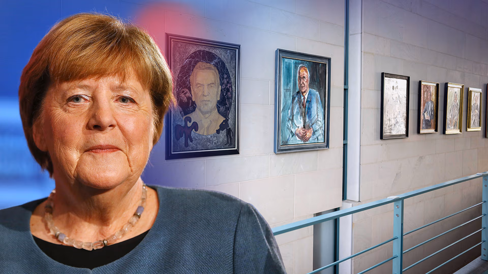 Zwei Dutzend Sitzungen bei klassischer Musik: Künstler malt Merkel-Portrait fürs Kanzleramt