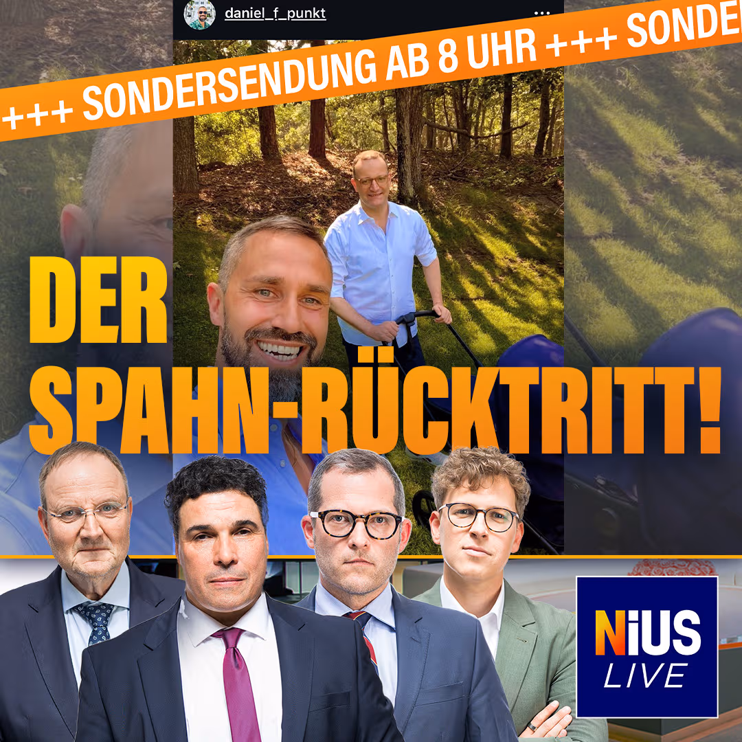 Ab 8 Uhr NIUS Live einschalten: Sondersendung zum Spahn-Rücktritt