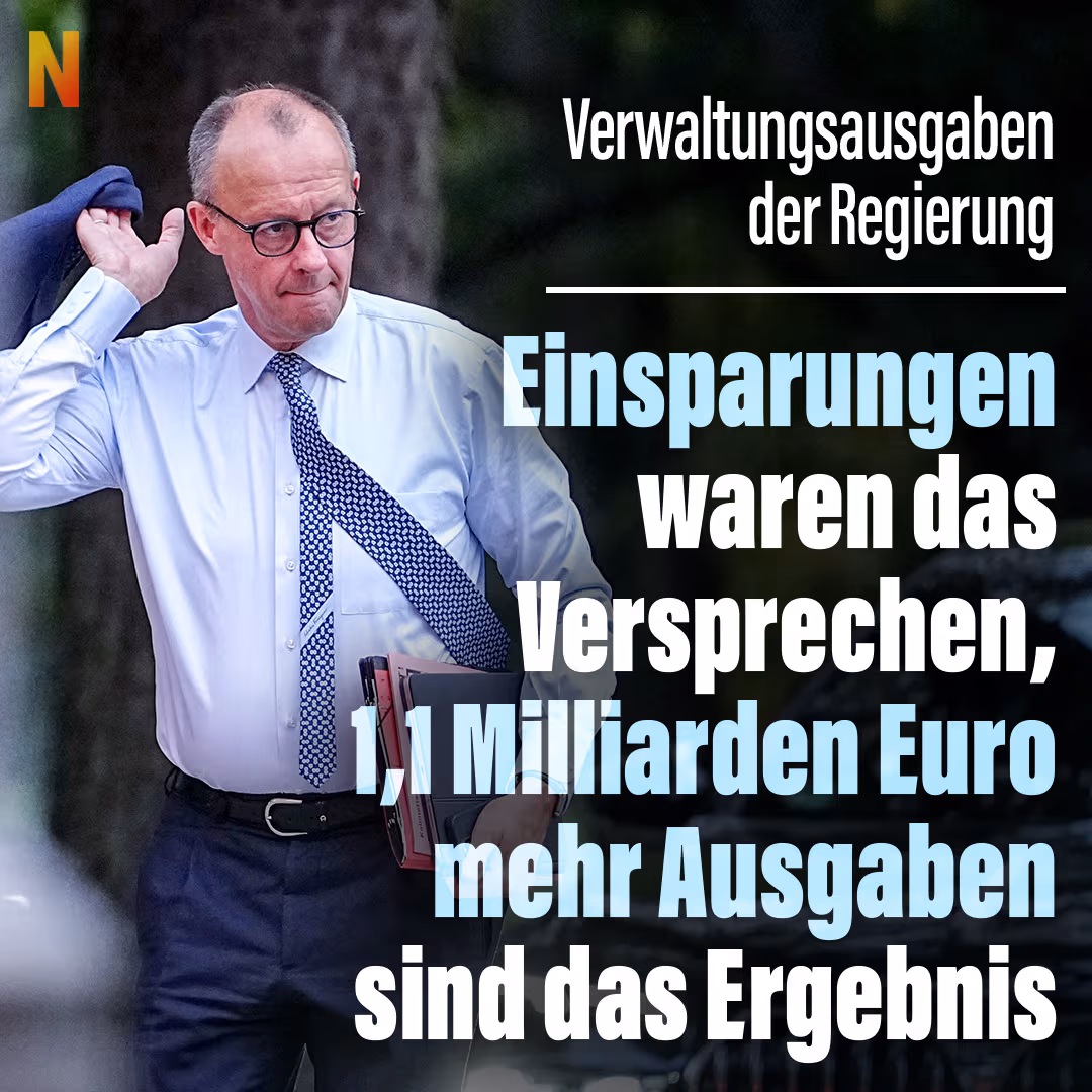 Einsparungen waren das Versprechen, 1,1 Milliarden Euro mehr Ausgaben sind das Ergebnis